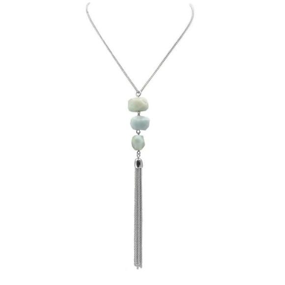 Kinsley Armelle Jewelry - NWT - Kinsley Armelle -Mineral Collection Silver Mint Necklace